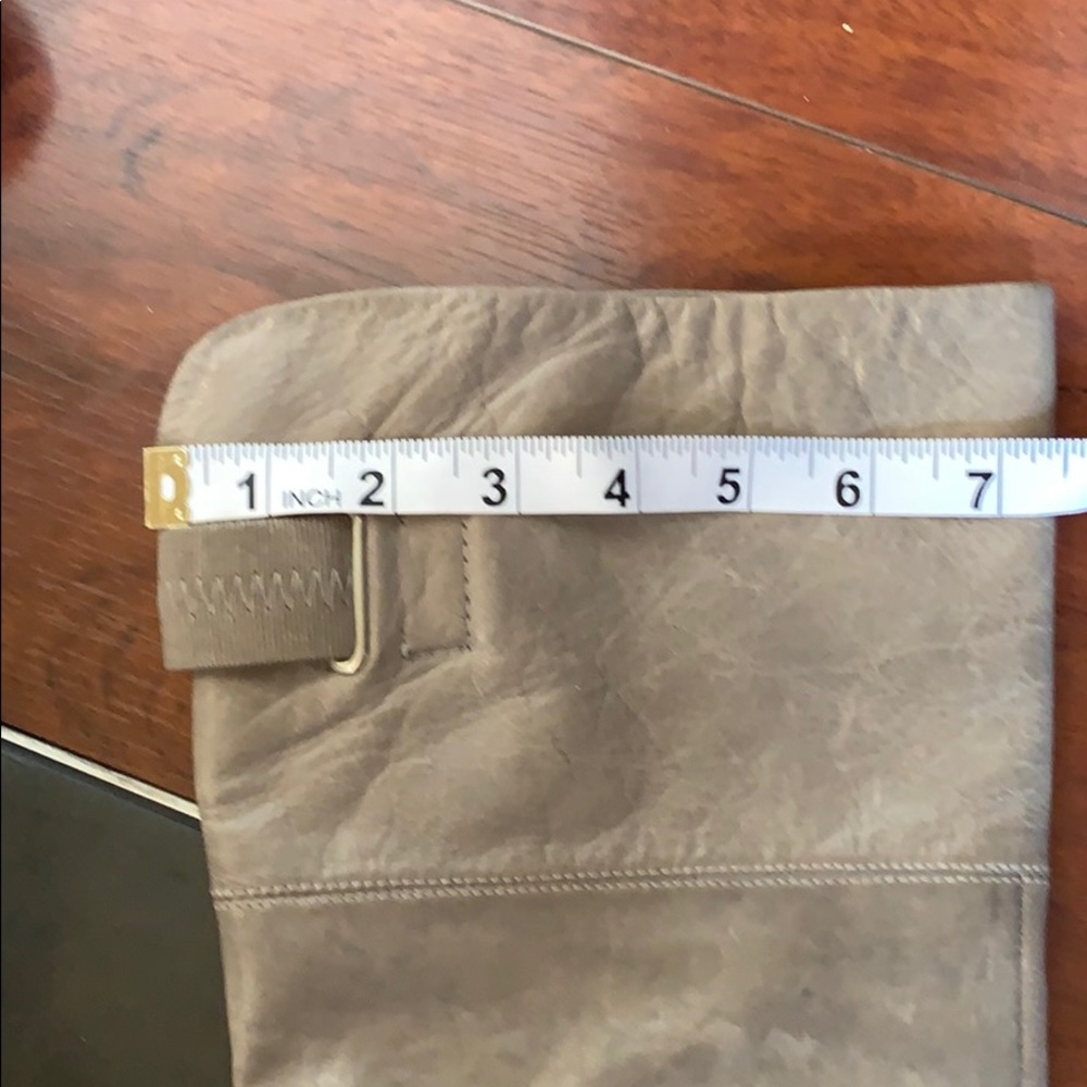 Nine West Grey Leather Tall Wedge Boots - Picture 8 of 8
